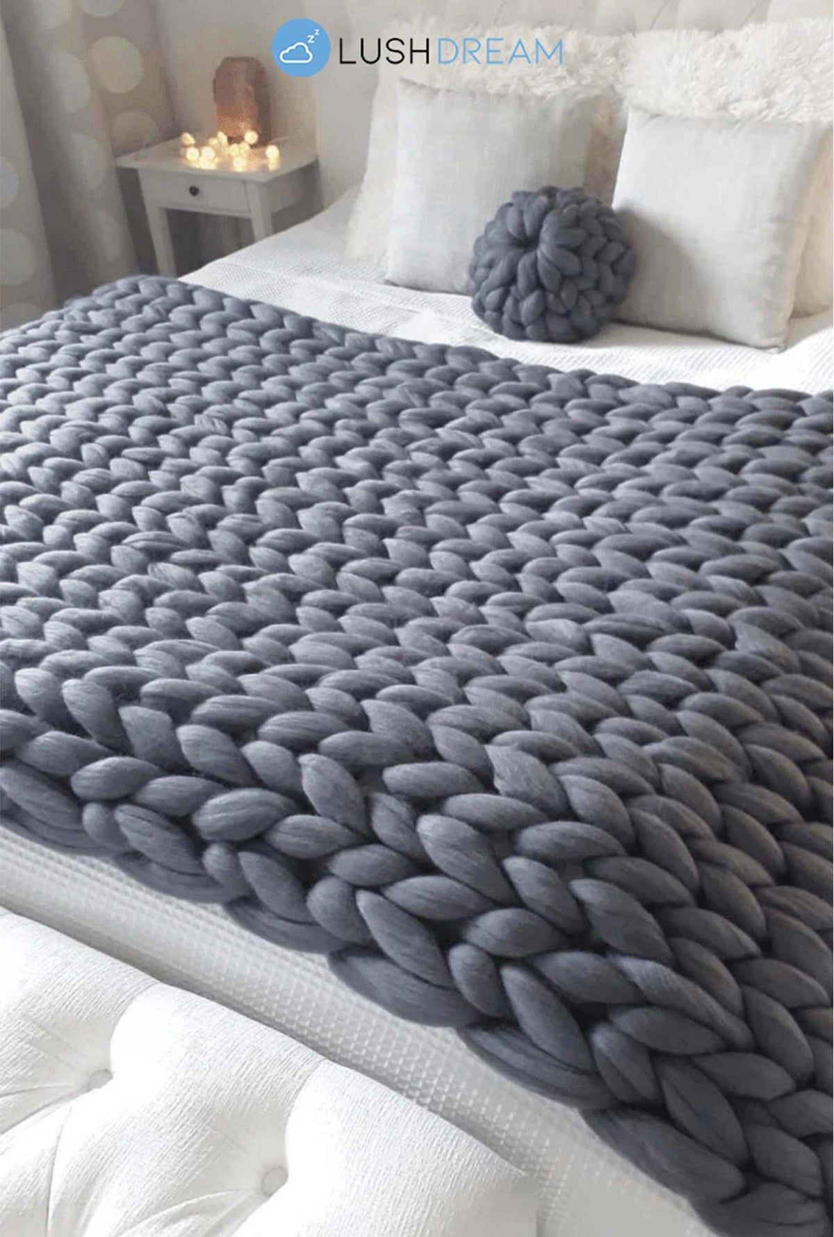 Lushdream™ große Strickdecke